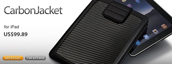 ION-factory CarbonJacket in fibra di carbonio per iPad ION-factory CarbonJacket in fibra di carbonio per iPad