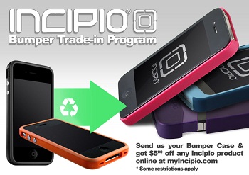 Campagna Incipio per trade-in Apple Bumper Campagna Incipio per trade-in Apple Bumper