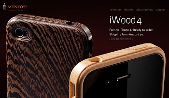 iWood 4 by Miniot per iPhone 4 iWood 4 by Miniot per iPhone 4