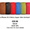 Coupon BeyzaCases sconto 30% + 20% su tutta la gamma custodie in pelle per iPhone 3G/3GS BeyzaCases Retro Super Slim Vertical Case