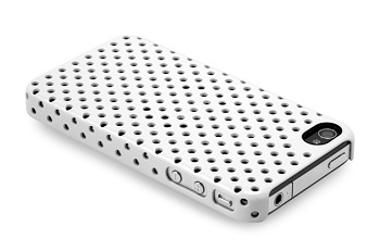 Incase Perforated Snap Case White per iPhone 4