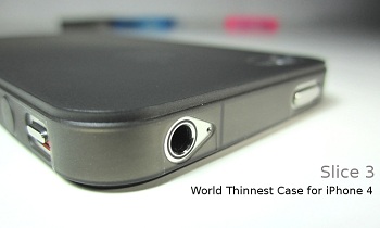 Custodia Pinlo Slice3 Black per iPhone 4 Custodia Pinlo Slice3 Black per iPhone 4