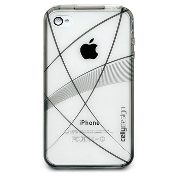 Custodia Celly Bimat GRIP4002 per iPhone 4 Custodia Celly Bimat GRIP4002 per iPhone 4