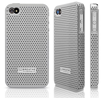 Elago S4 Breathe Silver per iPhone 4