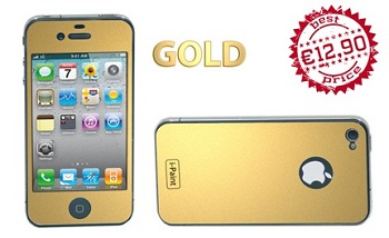 Pellicola i-Paint serie limitata Oro per iPhone 4 Pellicola i-Paint serie limitata Oro per iPhone 4