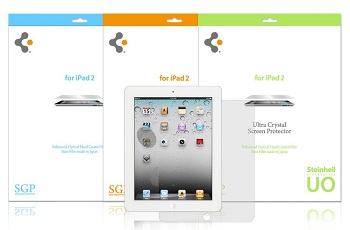 SGP Ultra Optics Screen Protector per iPad 2 SGP Ultra Optics Screen Protector per iPad 2
