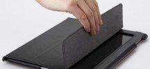 GGMM Black Genuine Leather Case per iPad