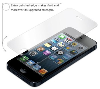 Protezione in vetro temperato per iPhone 5