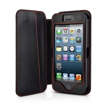 BeyzaCases Folio Serie (Black) per iPhone 5